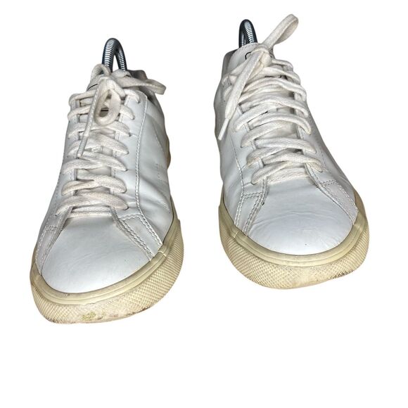 Veja Women’s Sneakers Size 8 Esplar Logo Leather White Low Top Lace Tan Suede - Picture 12 of 13